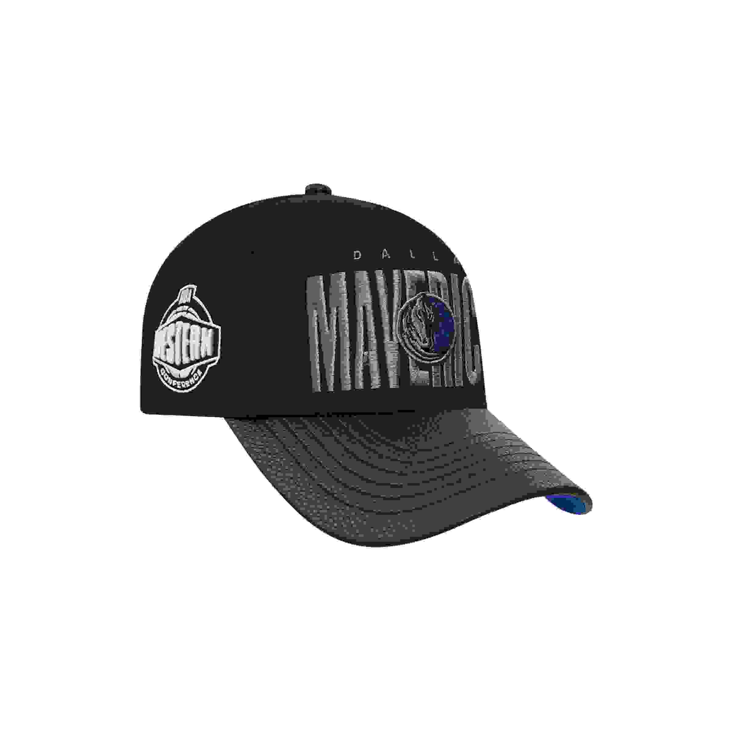 Pro Standard Dallas Mavericks Shadow Drop Black Snapback Hat